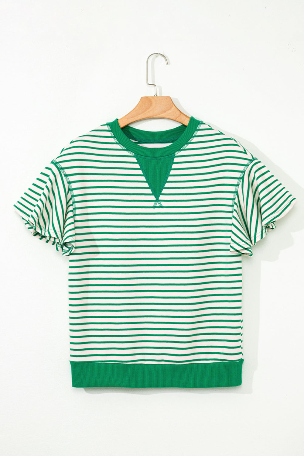 Sassy Stripes Short Sleeve Top