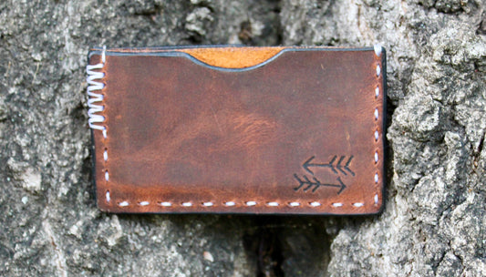 Hand Crafted Oil Tanned Cardholder Wallet