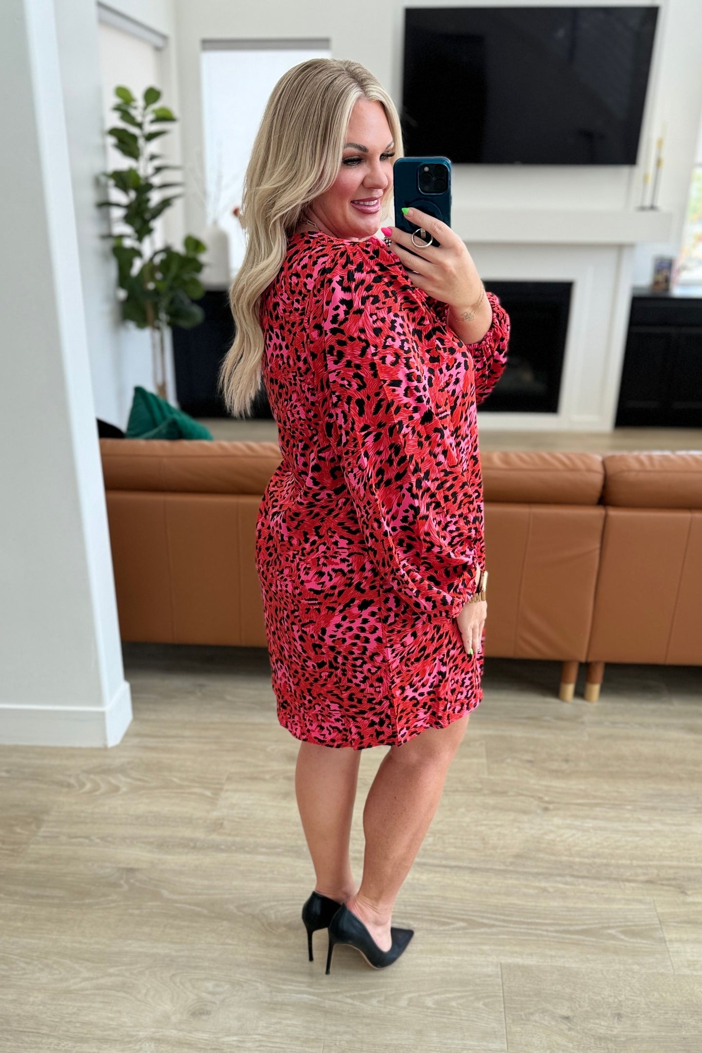 Wild About Life Animal Print Dress