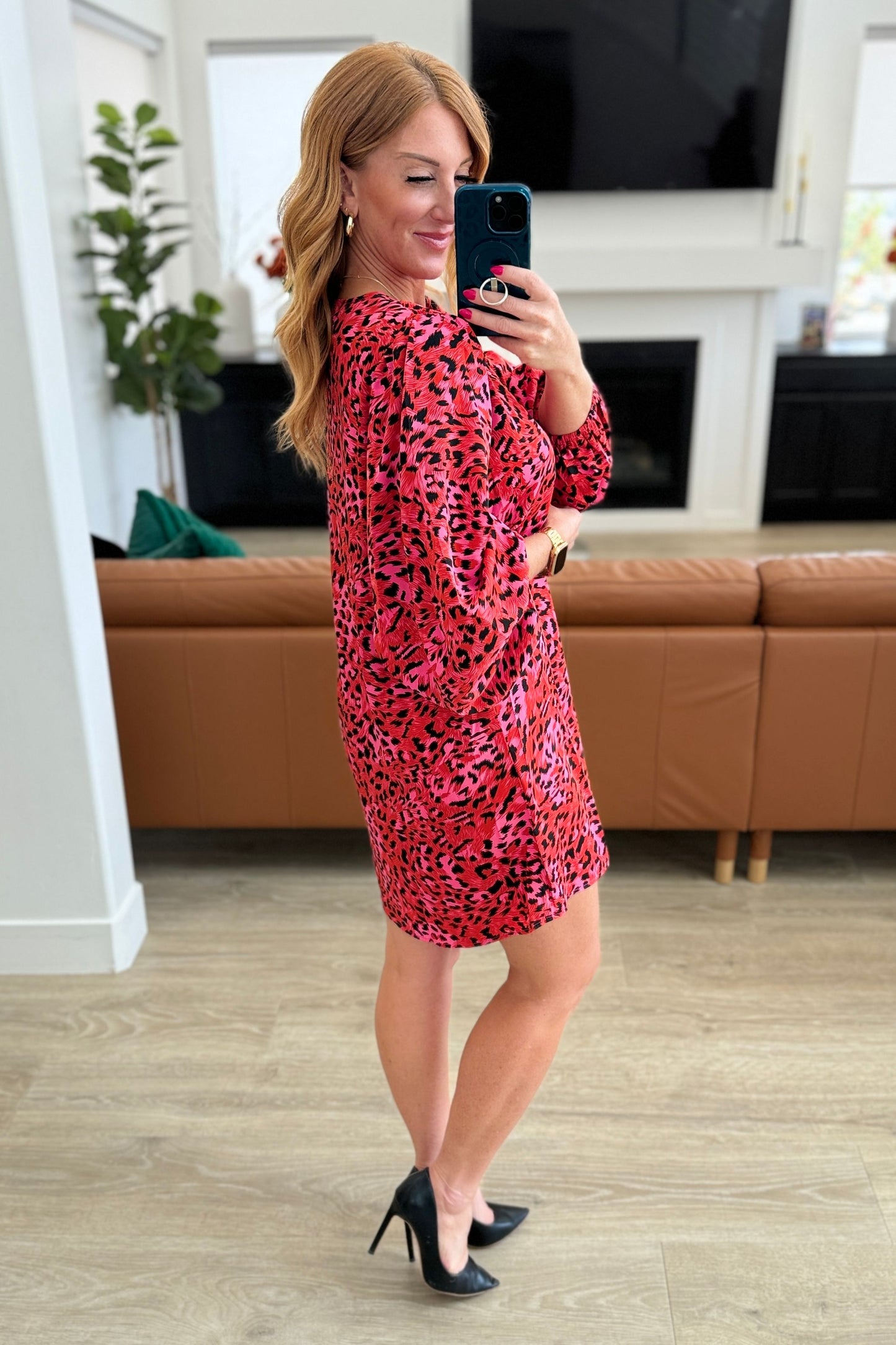 Wild About Life Animal Print Dress