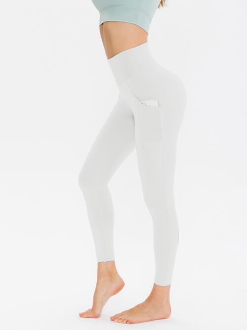 Wide Waistband Sports Leggings- 4 Colors