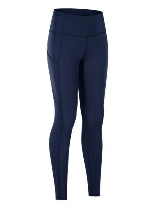 Wide Waistband Sports Leggings- 4 Colors